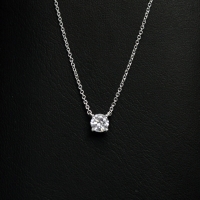 우신 GIA 5부 천연 다이아몬드 4발 일체형 다이아 목걸이