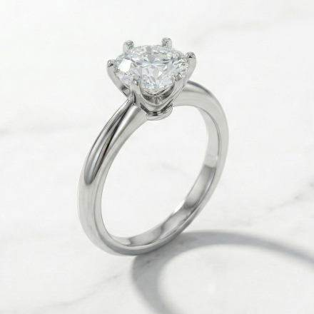 2.5캐럿 랩 다이아몬드 뉴파티니 반지