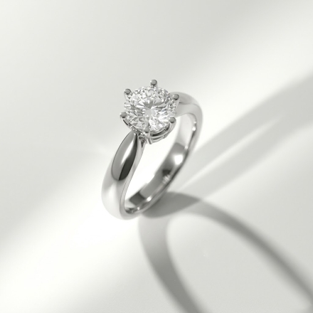 1캐럿 IGI 랩다이아몬드 오페라  다이아 반지