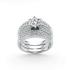 1캐럿 현대 우신 GIA 천연 다이아몬드 보바르 선물 프로포즈 결혼 반지 화이트 골드
