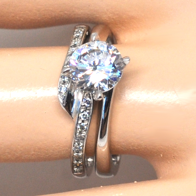 1캐럿 현대 우신 GIA 천연 다이아몬드 동행(쌍지) 선물 프로포즈 예물 다이아반지