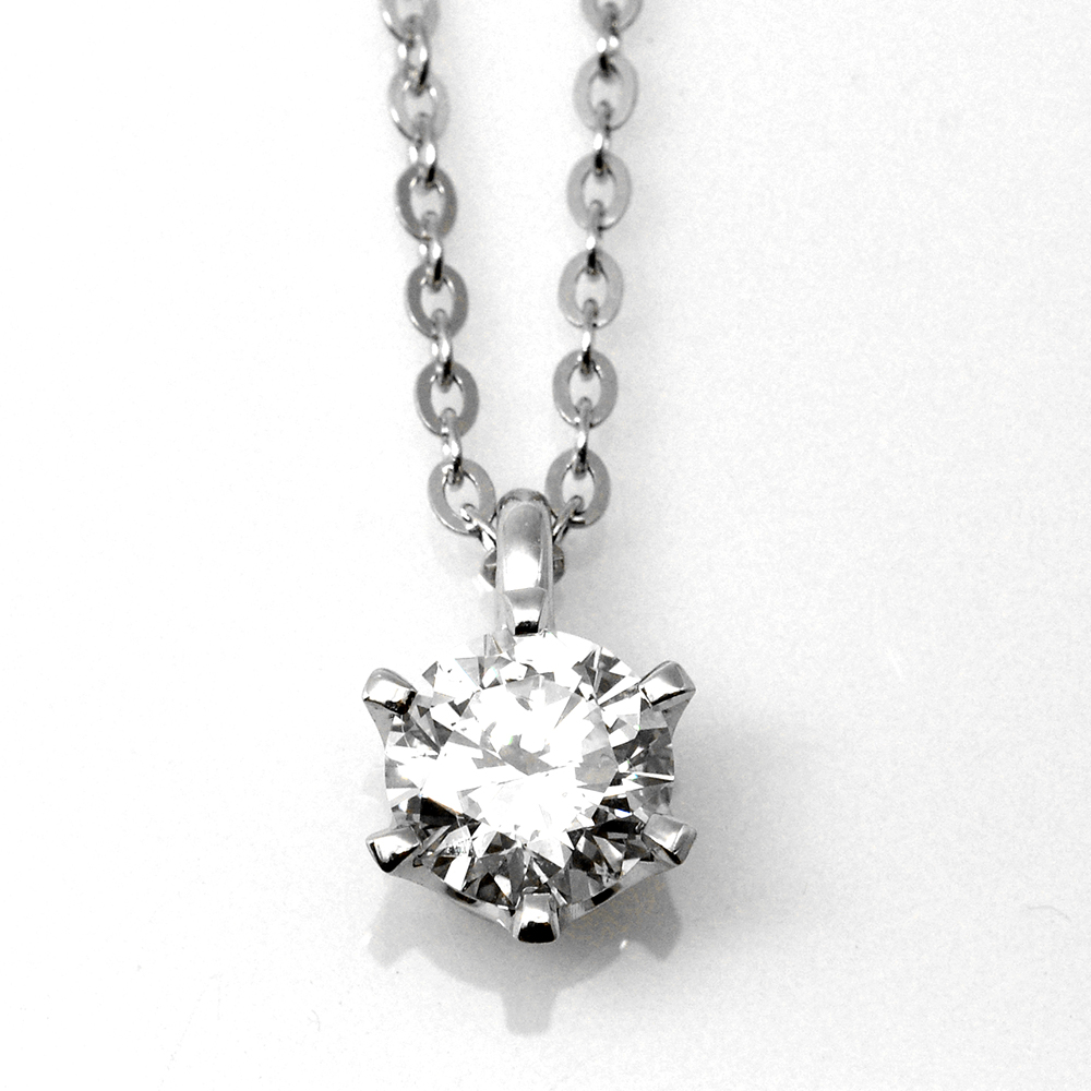 1캐럿 현대 우신 GIA 천연 다이아몬드 크라운 선물 목걸이