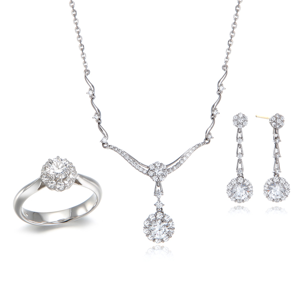 우신 3부~5부 다이아몬드 자네트 예물세트