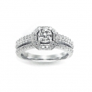 우신 GIA 5부 천연 다이아몬드 디오-모자이크1 결혼 예물 반지