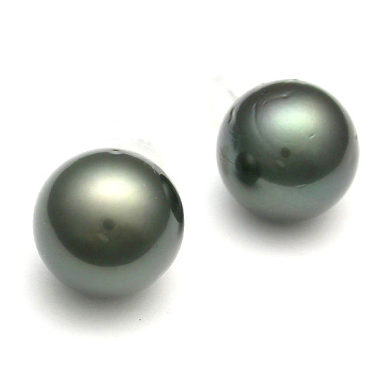 11미리 흑진주 진주 귀걸이