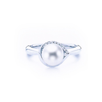 8mm 아쿠아 진주 반지