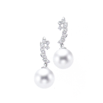 8mm 가디스 진주 귀걸이