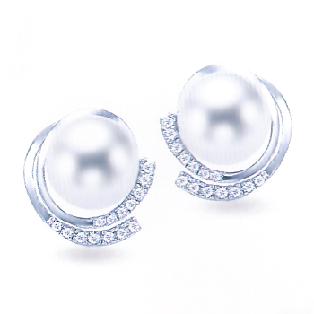 10-11mm 글로리 진주 귀걸이