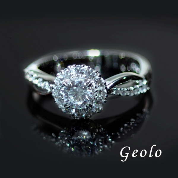 우신 GIA 3부 천연 다이아몬드 해바라기 선물 다이아 반지