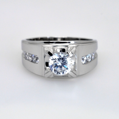 1캐럿 현대 우신 GIA 천연 다이아몬드 캐럿원 남자반지