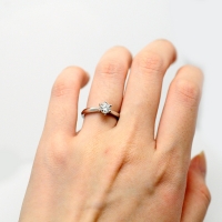 GIA 우신 5부 천연 다이아몬드 도나우 프로포즈 다이아반지