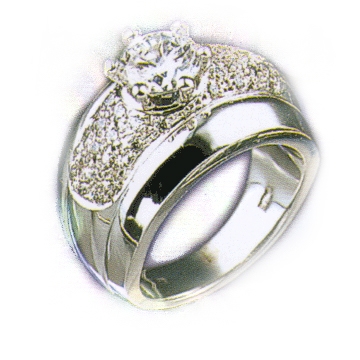 1캐럿 현대 우신 GIA 천연 다이아몬드 뉴젠트 선물 반지