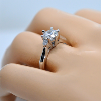 1캐럿 현대 우신 GIA 천연 다이아몬드 화이캐럿 예물 선물 반지