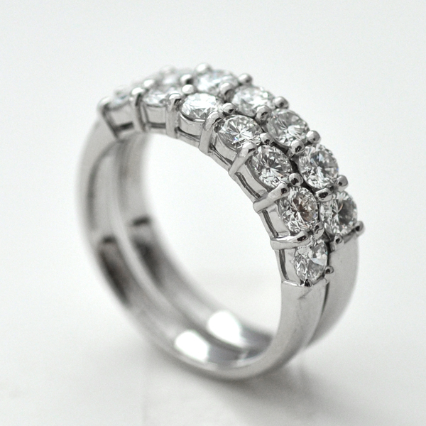 7부(1부 다이아몬드 X 7개) 다이아몬드 세븐스톤 반지