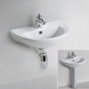 CL-106 평면붙임 세면기