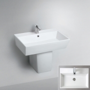 CL-344 평면붙임 세면기