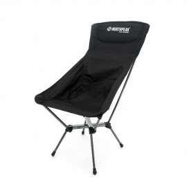 노스피크 크로스 체어 릴렉스 블랙 / 캠핑 의자 백패킹 / 경량캠핑의자