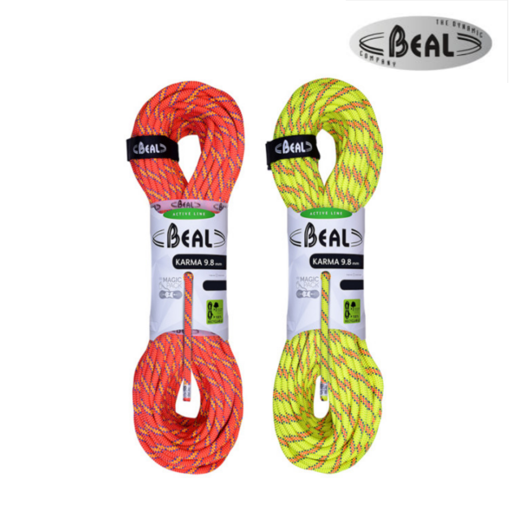 베알 카르마 9.8mm/60 아웃도어 암벽등반용 로프