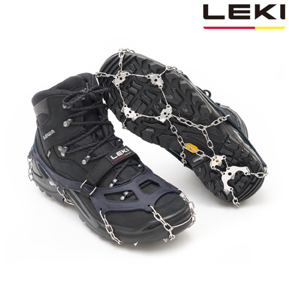 레키 체인아이젠 2 하드케이스, 벨크로 포함 20피크 / 겨울 아이젠 스테인리스 눈길 빙판길