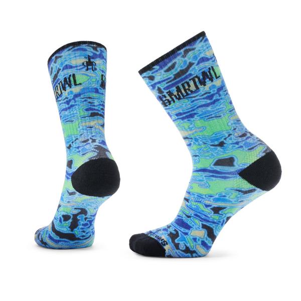 스마트울 Athletic In a Daze Print Crew Socks SWEHWAT002
