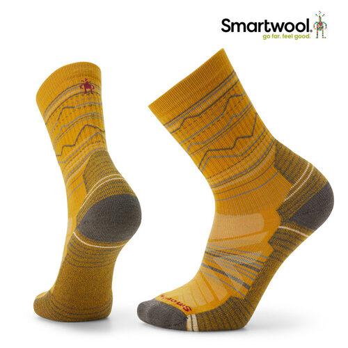 스마트울 Hike Light Cushion Mountain Range Pattern Crew Socks SWD1MWS003