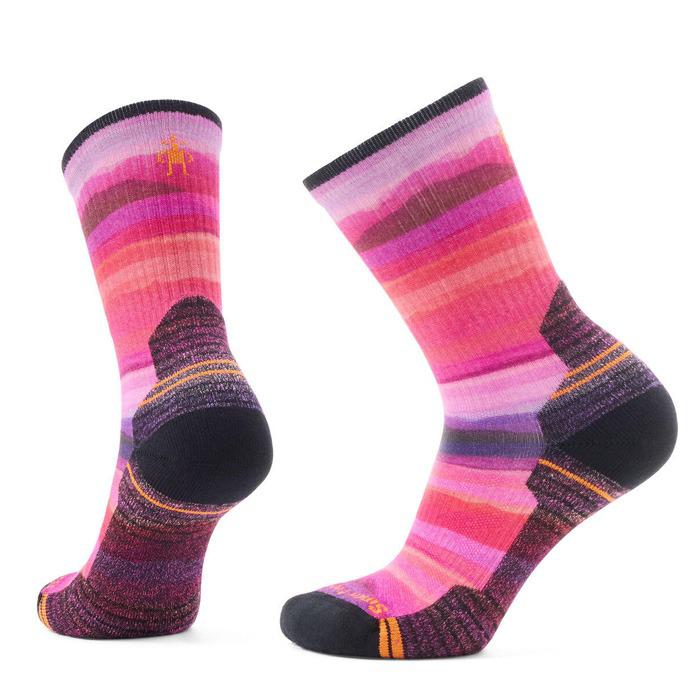 스마트울 W Hike Light Cushion Hilltop Daydream Print Crew Socks SWELWAL012