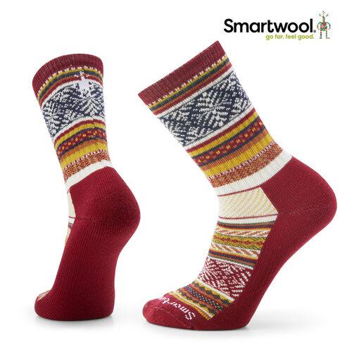 스마트울 Evy Light Cushion Fair Isle Sweater Crew Socks SWC3AWS026