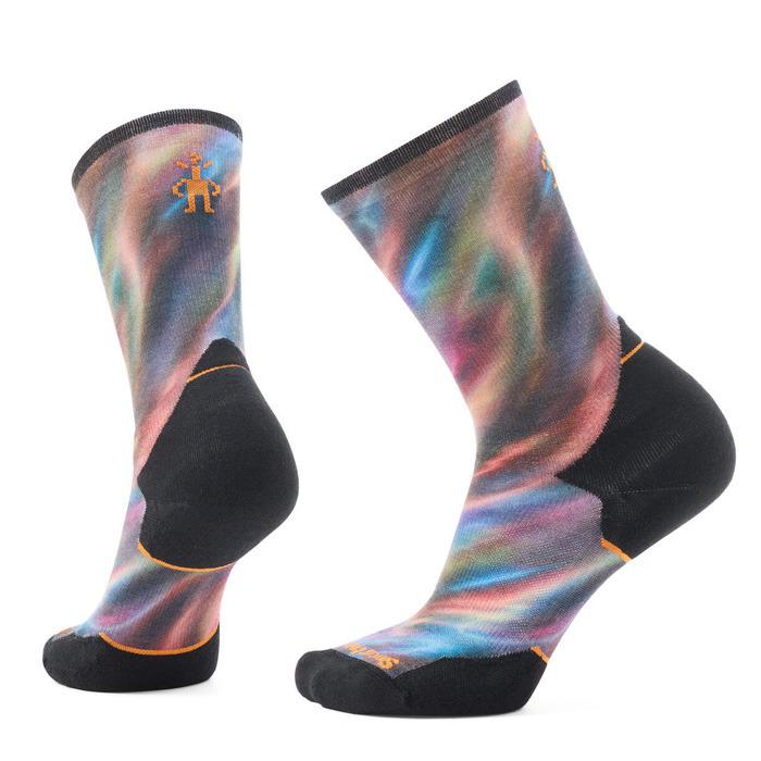 스마트울  W Trail Run Targeted Cushion Water Shimmer Print Crew Socks SWELWAT001