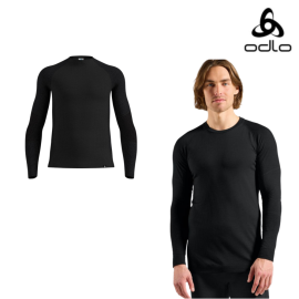 오들로 심리스 PW 탑 LS 남성용 112302 러닝 스키 등산 백패킹 메리노울