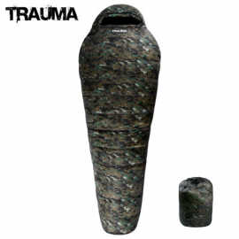 트라우마 TR 델타 1500 Multicamo 캠핑 백패킹 거위털 겨울 침낭
