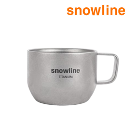 스노우라인 티타늄더블월컵오브커피 200ml 캠핑 머그컵 커피잔 티타늄컵