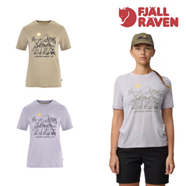 피엘라벤 우먼 루근트 울 반팔 티셔츠 (14600282) 정식수입 여성 등산 자전거