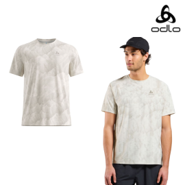 오들로 제로웨이트 칠텍 프린트 티셔츠S/S 남성용 316062 기능성 스포츠 반팔