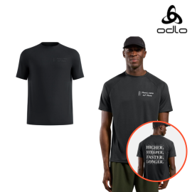 오들로 에센셜 프린트 티셔츠 S/S 남성용 316042 기능성 스포츠 러닝 반팔