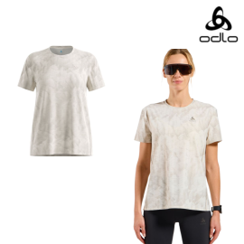 오들로 제로웨이트 칠텍 프린트 티셔츠 S/S 여성용 316061 등산 러닝 반팔티
