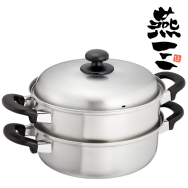 [프레이즈 엔조] 인덕션 스텐냄비 2단 찜기 24cm (EM-017)