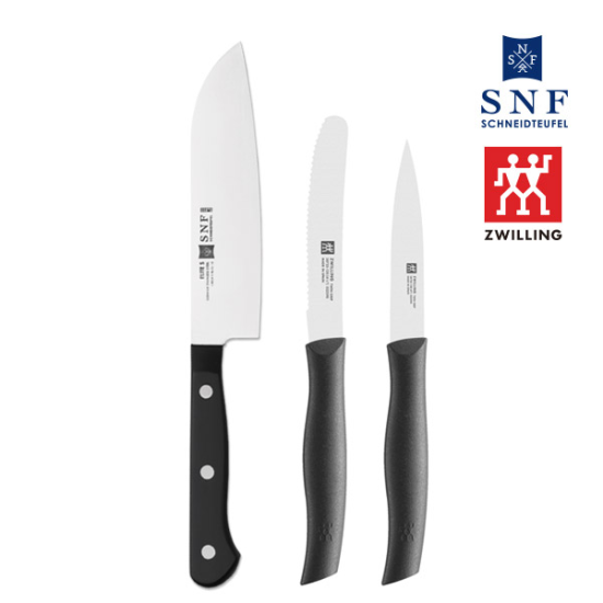 SNF Elite S 산토쿠나이프 + 헹켈 그립 과도 3종세트 (S1705-130-38736) SNF Elite S 산토쿠나이프 + 헹켈 그립 과도 3종세트 (S1705-130-38736)