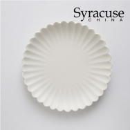 시라쿠스 네이처 무광 접시 23cm 9인치 화이트 (SYN-S007-WH)