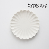 시라쿠스 네이처 무광 접시 17.5cm 7인치 화이트 (SYN-S006-WH)
