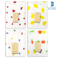 [하라다 키요이] 카야 7겹 프린트 키친크로스 주방 면행주 30x40cm 1개