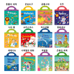 교육 주제별 고급스티커북 / 3단 6페이지