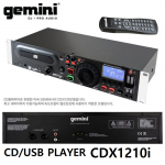 CDX1210i CD/USB PLAER GEMINI CDP 16피치 지원 속도조절 XLR 발란스 OUT & RCA OUT 지원