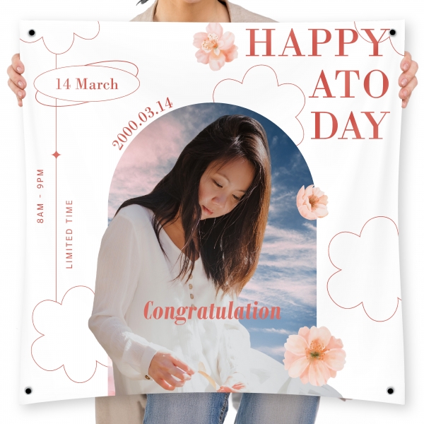 생일 현수막 축하 파티 이벤트 플랜카드 제작 THP-9