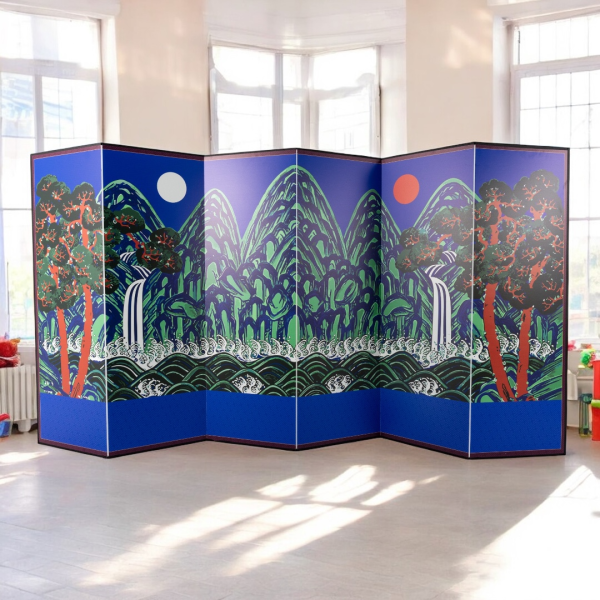 한가위 설날 6폭 병풍 어린이집 유치원 포토 추석 명절