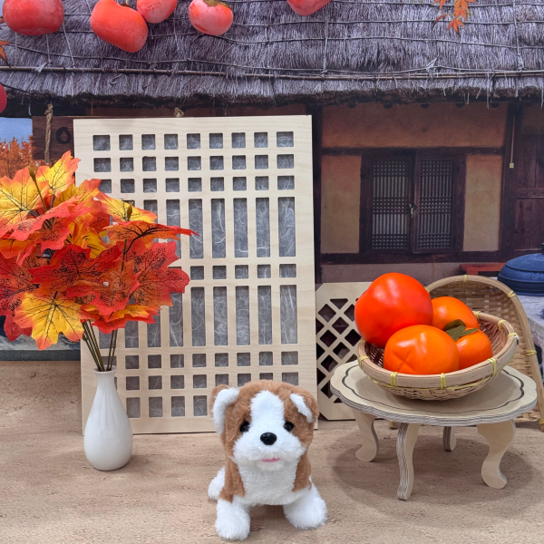 한가위 추석 댕댕이 포토존 강아지 고양이