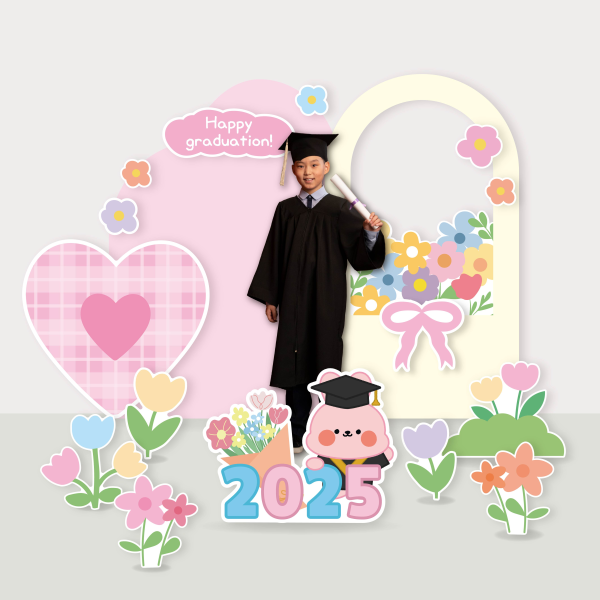 화성 꽃길 학교 졸업 포토존 풍선장식 행사 등신대 관공서 기업행사