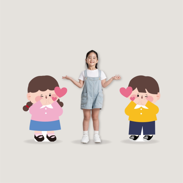 아이 등신대제작 참여수업 부모교육 생일 졸업 입학 OT 포토존 시안4