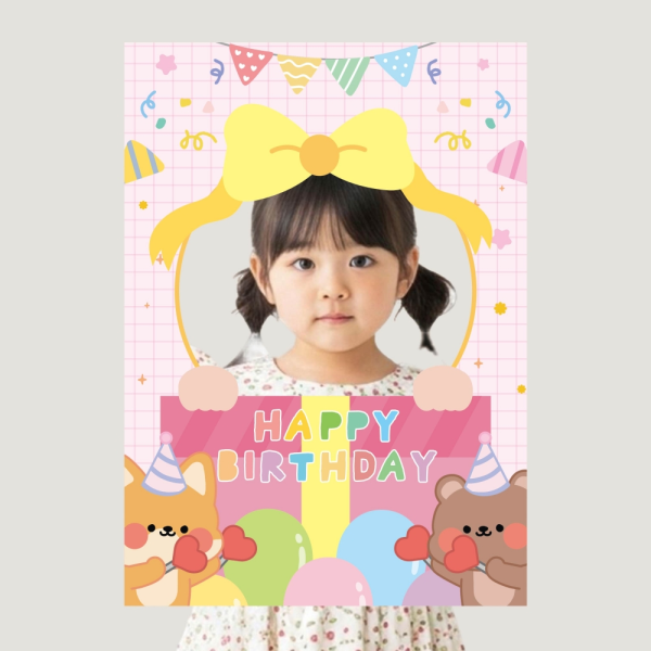 해피벌스데이 판넬 생일파티용품 축하 이벤트 프레임