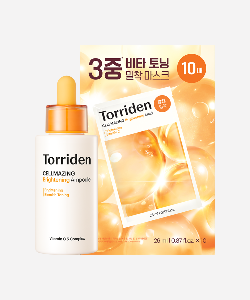 [2종세트]셀메이징 비타C 브라이트닝 앰플30ml+비타마스크10매