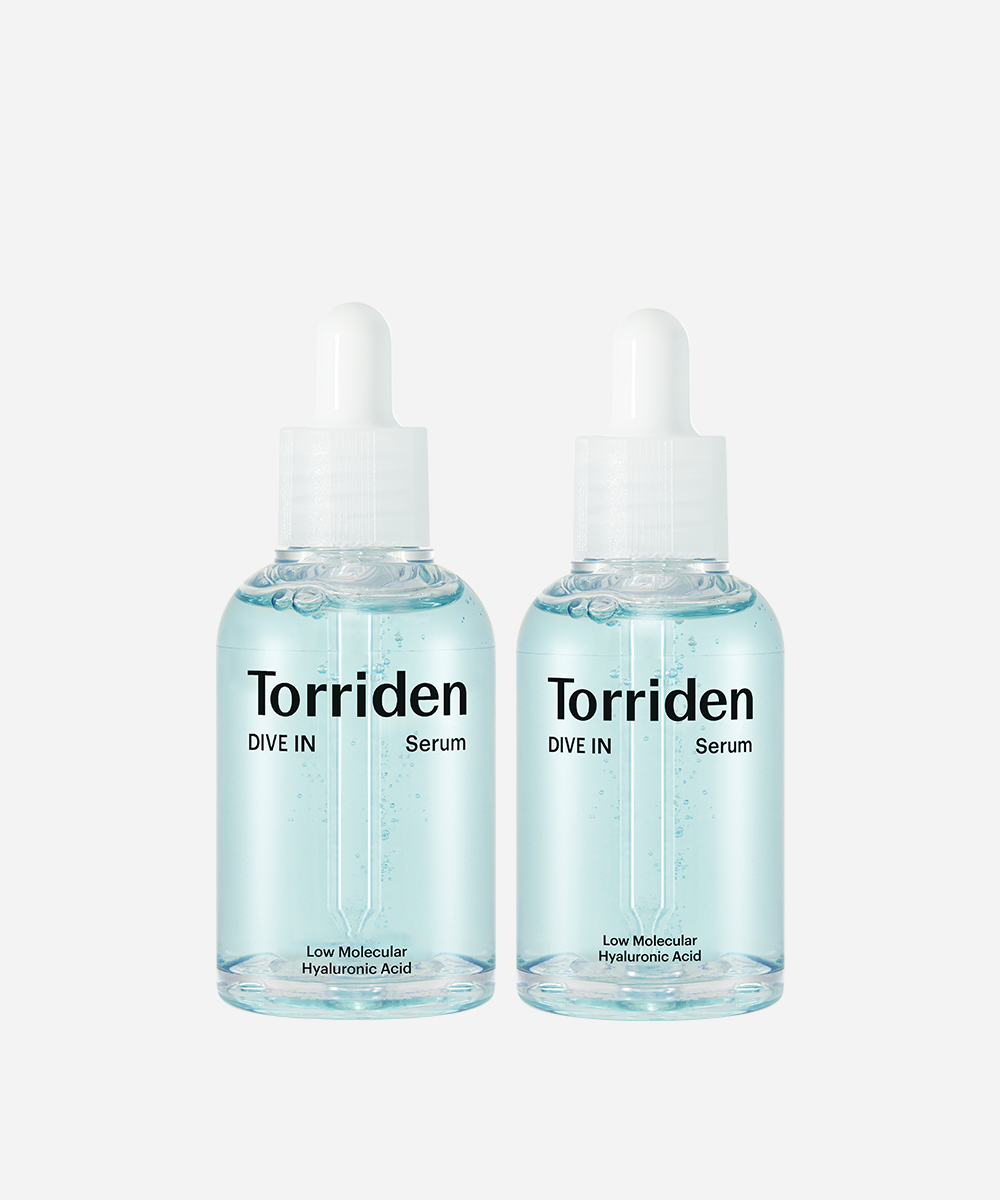 [2개묶음] 토리든 다이브인 저분자 히알루론산 세럼 50ml +[증정] 다이브인 멀티패드10매 1개 + 수딩크림 20ml 2개